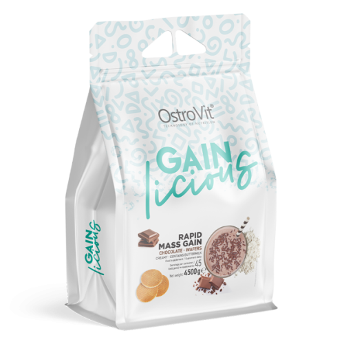 GAINlicious 4500 g - odżywka węglowodanowo-białkowa - smak wafelków czekoladowych - Ostrovit.png