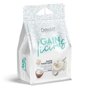 GAINlicious 4500 g - odżywka węglowodanowo-białkowa - smak białej czekolady z kokosem - Ostrovit