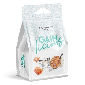 GAINlicious 4500 g - odżywka węglowodanowo-białkowa - smak słonego karmelu - Ostrovit