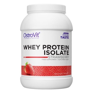Whey Protein Isolate 700 g - izolat białka serwatkowego - smak truskawkowy - Ostrovit
