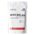 WPC80.eu ECONOMY 700 g - koncentrat białka serwatkowego - smak truskawkowy - Ostrovit