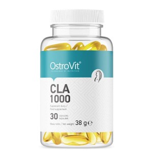 CLA 1000 mg 30 kapsułek - pomaga spalić zbędną tkankę tłuszczową - Ostrovit