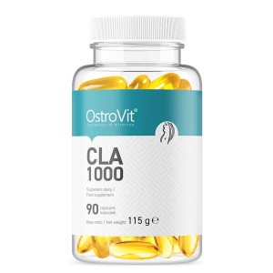 CLA 1000 mg 90 kapsułek - pomaga spalić zbędną tkankę tłuszczową - Ostrovit