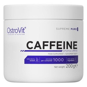 Kofeina w proszku 200 g - pobudza i stymuluje - Ostrovit