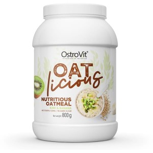 OATlicious 800 g - smak kiwi-bananowy - pożywna owsianka z liofilizowanymi owocami - Ostrovit