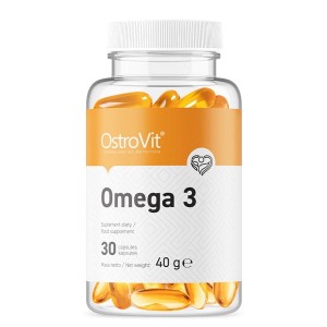 Omega 3 30 kapsułek - wspiera pracę serca i mózgu - Ostrovit