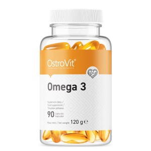 Omega 3 90 kapsułek - wspiera pracę serca i mózgu - Ostrovit