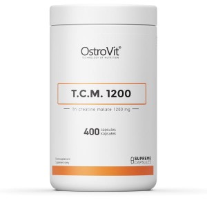 Jabłczan Kreatyny 1200 mg 400 kapsułek - Ostrovit