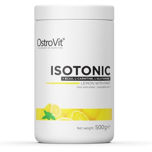 Izotonik 500 g - regulacja gospodarki wodno-elektrolitowej - smak cytrynowo-miętowy - Ostrovit.jpg