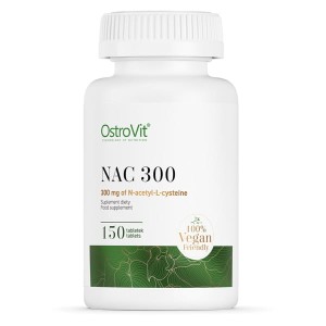 NAC 300 mg 150 tabletek - silne właściwości antyoksydacyjne - Ostrovit