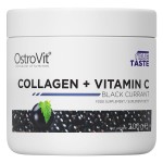 Kolagen + Witamina C 200 g - smak czarnej porzeczki - Ostrovit