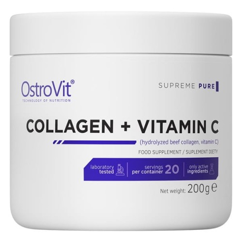 Kolagen + Witamina C 200 g - smak naturalny - Ostrovit.jpg