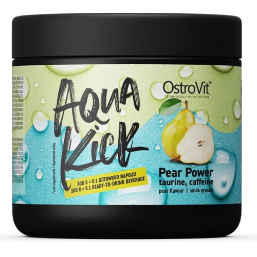 Aqua Kick Pear Power 300 g - tauryna + kofeina - Ostrovit.jpg