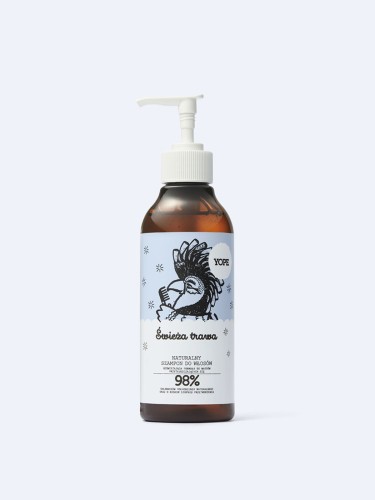 Szampon do włosów Świeża trawa 300 ml - Reguluje wydzielanie sebum - YOPE.jpg