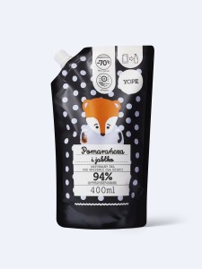 Naturalny żel pod prysznic Refill dla dzieci Pomarańcza i jabłko - wkład uzupełniający - YOPE