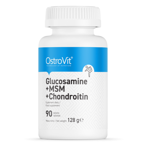 Glukozamina + MSM + Chondroityna 90 tabletek - utrzymanie stawów w dobrej kondycji - Ostrovit.png