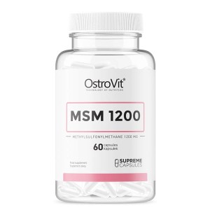 MSM 1200 mg 60 kapsułek - kości, mięśnie i stawy w dobrej kondycji - Ostrovit