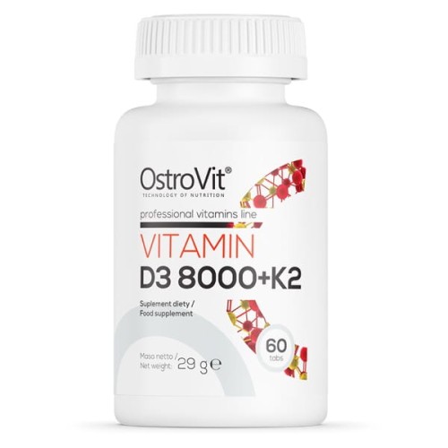 Witamina D3 8000 IU + K2 60 tabletek - Ostrovit.jpg