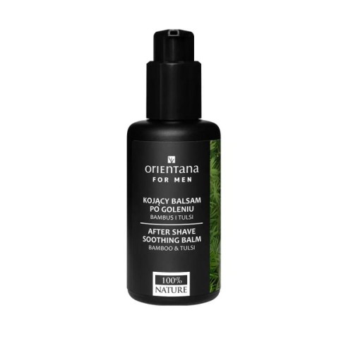 Balsam po goleniu 75ml - bambus i tulsi kojący łagodzący kwas hialuronowy wyciąg z alg - ORIENTANA.jpg