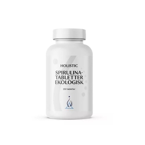 Spirulinatabletter 250 tabletek - Spirulina ekologiczna - HOLISTIC.jpg