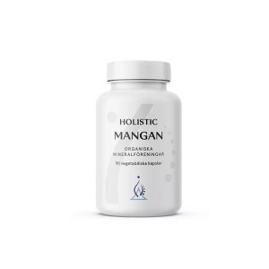 Mangan 90 kapsułek - Organiczne związki manganu, wspomaga zdrowe kości - HOLISTIC