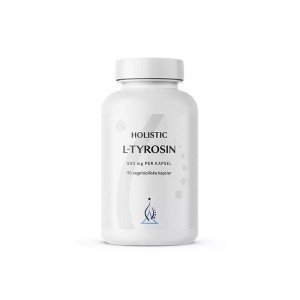 L-Tyrosin tyrozyna aminokwas 90 kapsułek - L-tyrozyna, główny składnik białek - HOLISTIC
