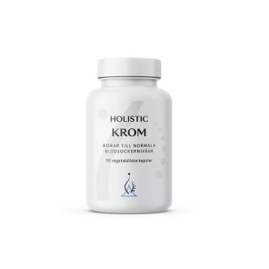 Krom GTF Chrom 90 kapsułek - Pikolinian chromu, utrzymanie prawidłowego poziomu glukozy w krwi - HOLISTIC