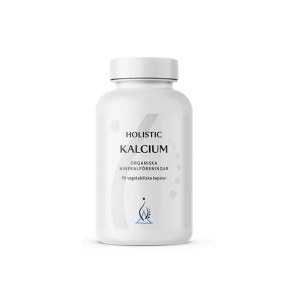 Kalcium 90 kapsułek - Organiczne związki wapnia, jabłczan wapnia, cytrynian wapnia, mleczan wapnia, łatwo przyswajalny wapń, calcium - HOLISTIC