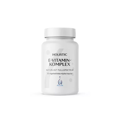E-vitamin 30 kapsułek - Witamina E, naturalna mieszanka tokoferoli z oleju słonecznikowego, naturalna witamina E - HOLISTIC.jpg