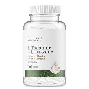 L-Teanina + L-Tyrozyna VEGE 90 kapsułek - Ostrovit