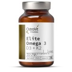 Ostrovit Pharma Elite Omega 3 D3+K2 30 kapsułek - wspiera pracę serca i mózgu i kości - Ostrovit