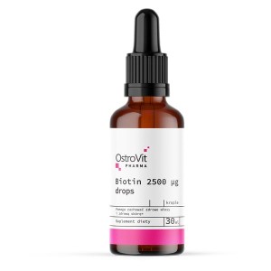 Biotyna 2500 µg w kroplach 30 ml - Ostrovit