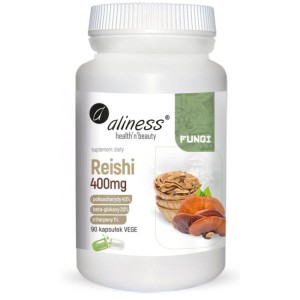 Reishi 400mg 90 kaps - wzmacnia odporność organizmu - 	ALINESS