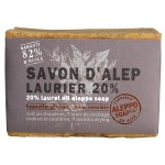  Mydło Aleppo 20% 200g -  do pielęgnacji skóry wrażliwej -  Savon D'Alep Laurier 