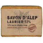 Mydło Aleppo 12% 200g  - zalecane do pielęgnacji skóry wrażliwej - Savon D'Alep Laurier