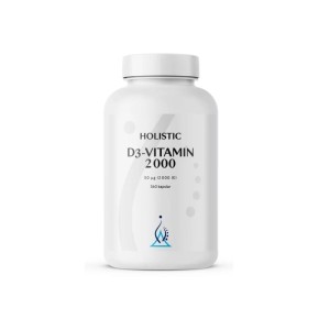 D-vitamin 50 µg (2000 IU) 360 kapsułek - NATURALNA WITAMINA D3 CHOLEKALCYFEROL z lanoliny - HOLISTIC