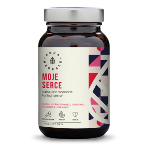 Moje Serce 60 kapsułek - Wsparcie funkcji serca i krążenia - AURA HERBALS (NM)