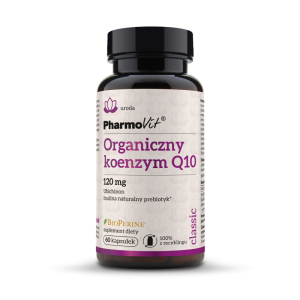 Koenzym Q10 organiczny 60 kapsułek - Uzupełnienie diety - PHARMOVIT