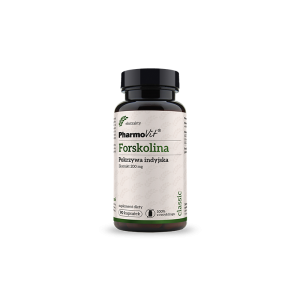 Forskolina Pokrzywa indyjska 90 kapsułek - Pomaga regulować metabolizm tłuszczów - PHARMOVIT