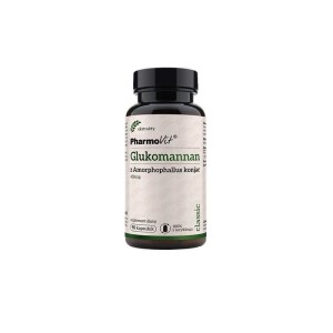 Glukomannan 90 kapsułek - Wywołuje uczucie sytości - PHARMOVIT