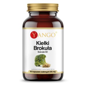Kiełki brokuła, ekstrakt 10:1 - Reguluje ciśnienie krwi - YANGO (NM)