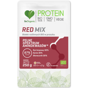 Red MIX białek roślinnych BIO 250g - BeOrganic