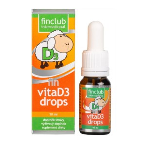 fin VitaD3drops - witamina D3 izolowana z lanoliny - FINCLUB