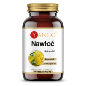 Nawłoć ekstrakt 90 kapsułek - Wpływa pozytywnie na zdrowie psychiczne, działa uspokajająco - YANGO - PROMOCJA