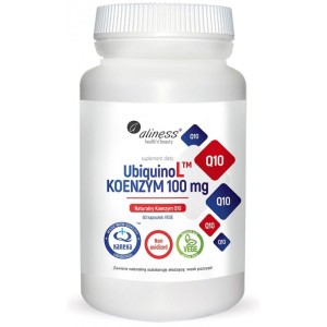 Ubiquinol kaneka naturalny koenzym Q10 100MG 60 vege kapsułek - ALINESS