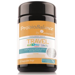 Probiobalance travel 30 kaps. saccharomyces boulardii bacillus subtilis rhamnosus GG - ALINESS