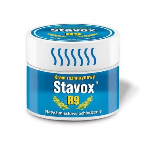 Krem Stavox R9 z rozmarynu 150 ml - Natychmiast chłodzi przynosząc ulgę. Działa na skórę skórę kolan, bioder, pleców, rąk  -  ASEPTA.jpg