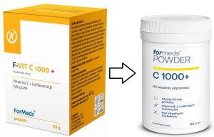 F-VIT C 1000+ witamina C oraz kompleks bioflawonoidów cytrusowych - FORMEDS 
