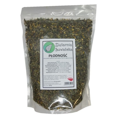 Zioła Płodność 450g - Zielarnia Suwalska.jpg