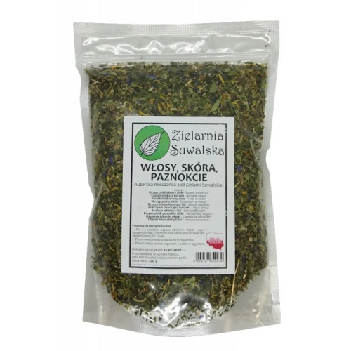 Zioła Włosy Skóra Paznokcie 200g - Zielarnia Suwalska.jpg